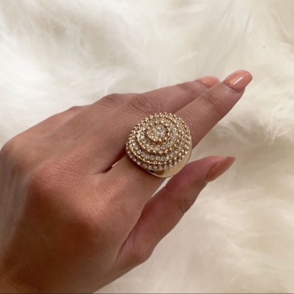 NEW Gold Bling Statement Ring - 4 for $20! - Picture 4 of 4